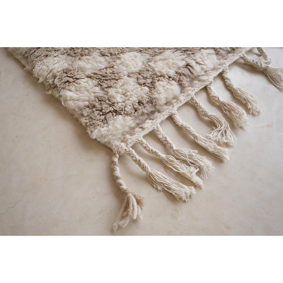 Marokkaner Berber Teppich reine Wolle 106 x 164 cm