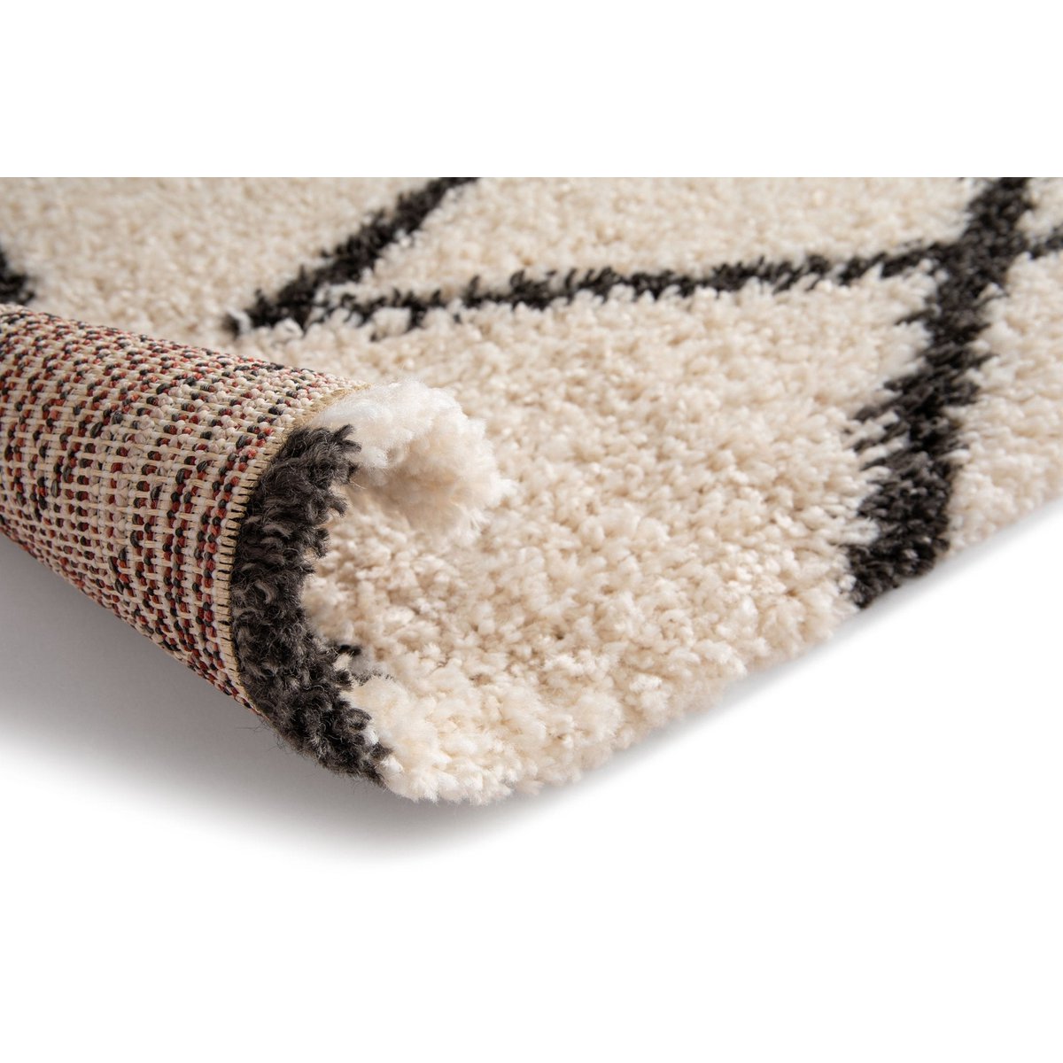 Soft shaggy carpet with long hair-Toko-Tex Beldi