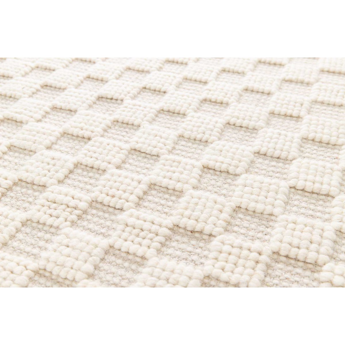 Wollteppich und Baumwolle mit weichen handgefertigten Fliesen Gabin