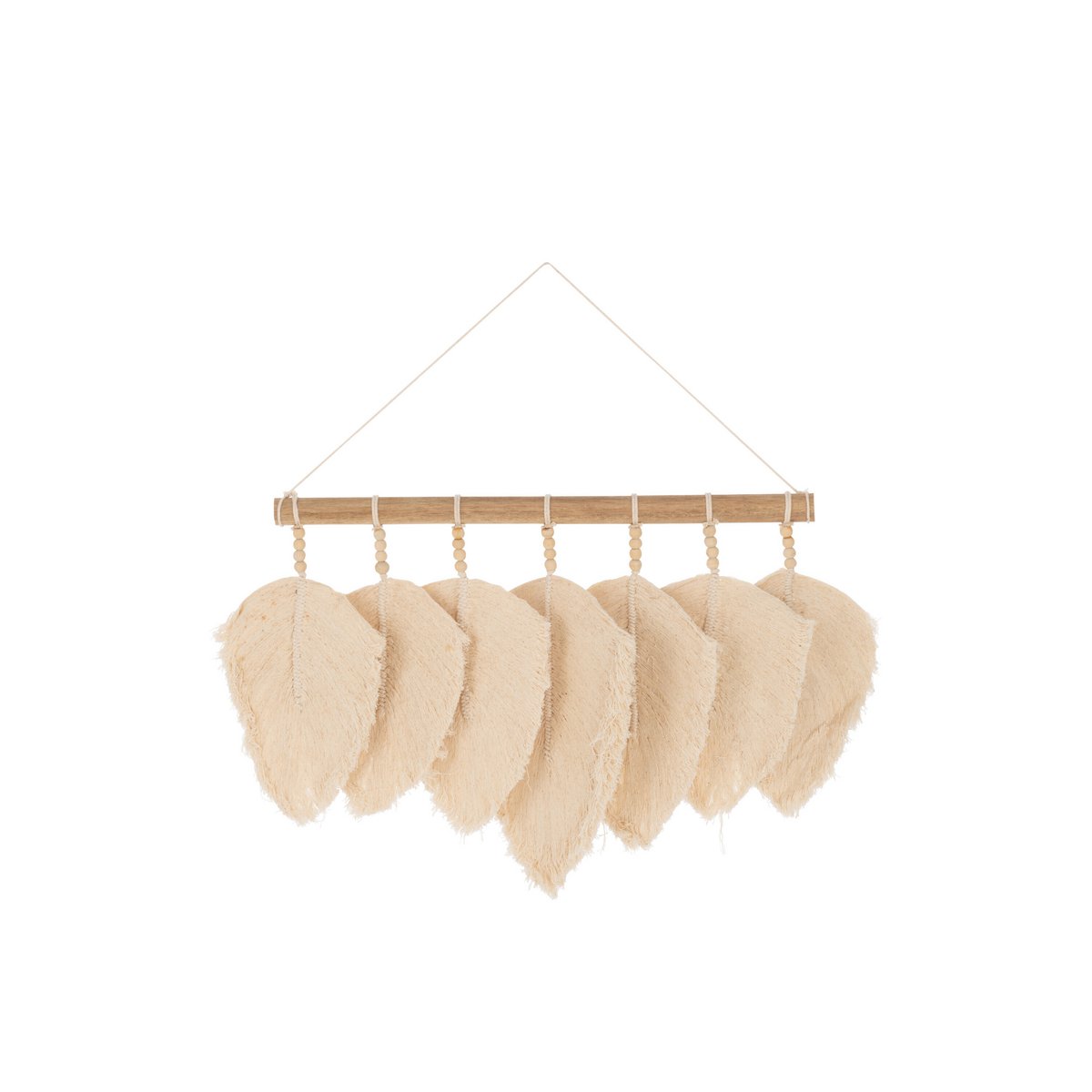 J -Linie Anhängerfedern 7 - Baumwolle - Naturel