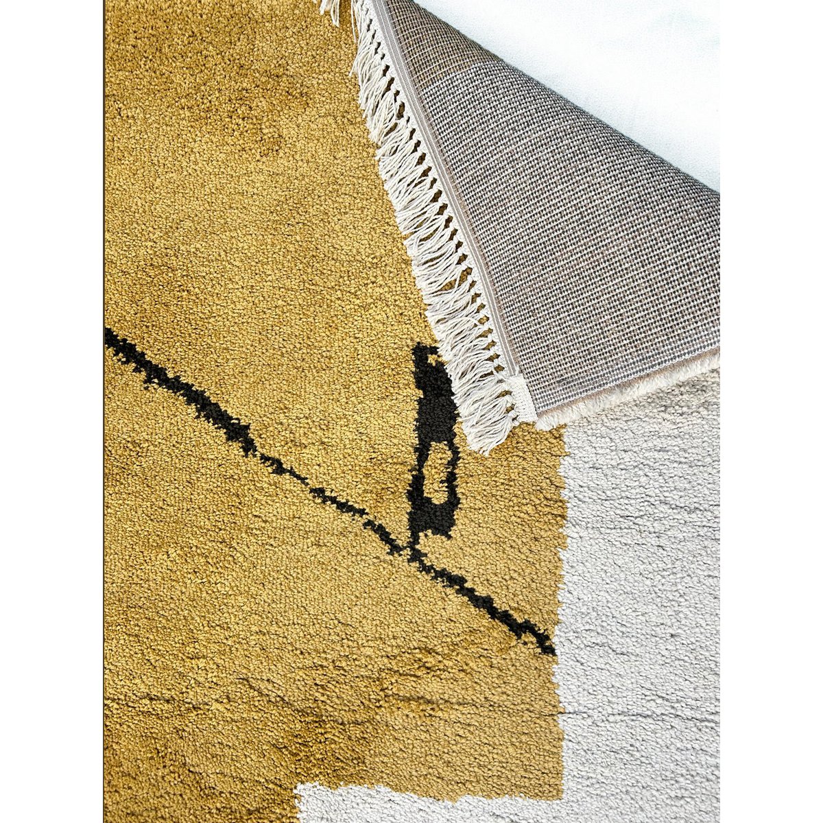 Designerteppich mit Fransen BABEL