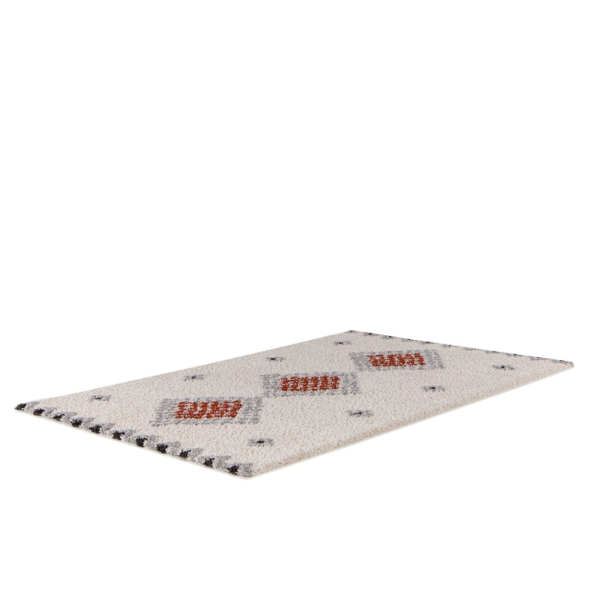 Weicher und weicher zotteliger Teppich mit langen Haaren Tessera