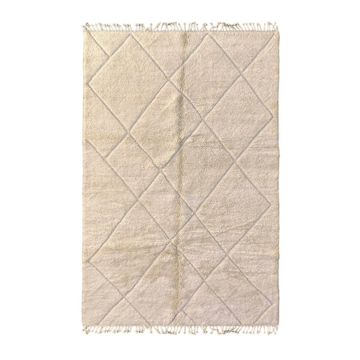 Zeitgenössische Wolle Berber Teppich 177 x 302 cm