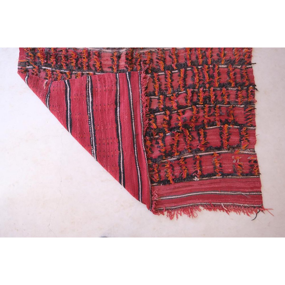 Marokkaner Berber Kilim Teppich reines Woll 175 x 467 cm