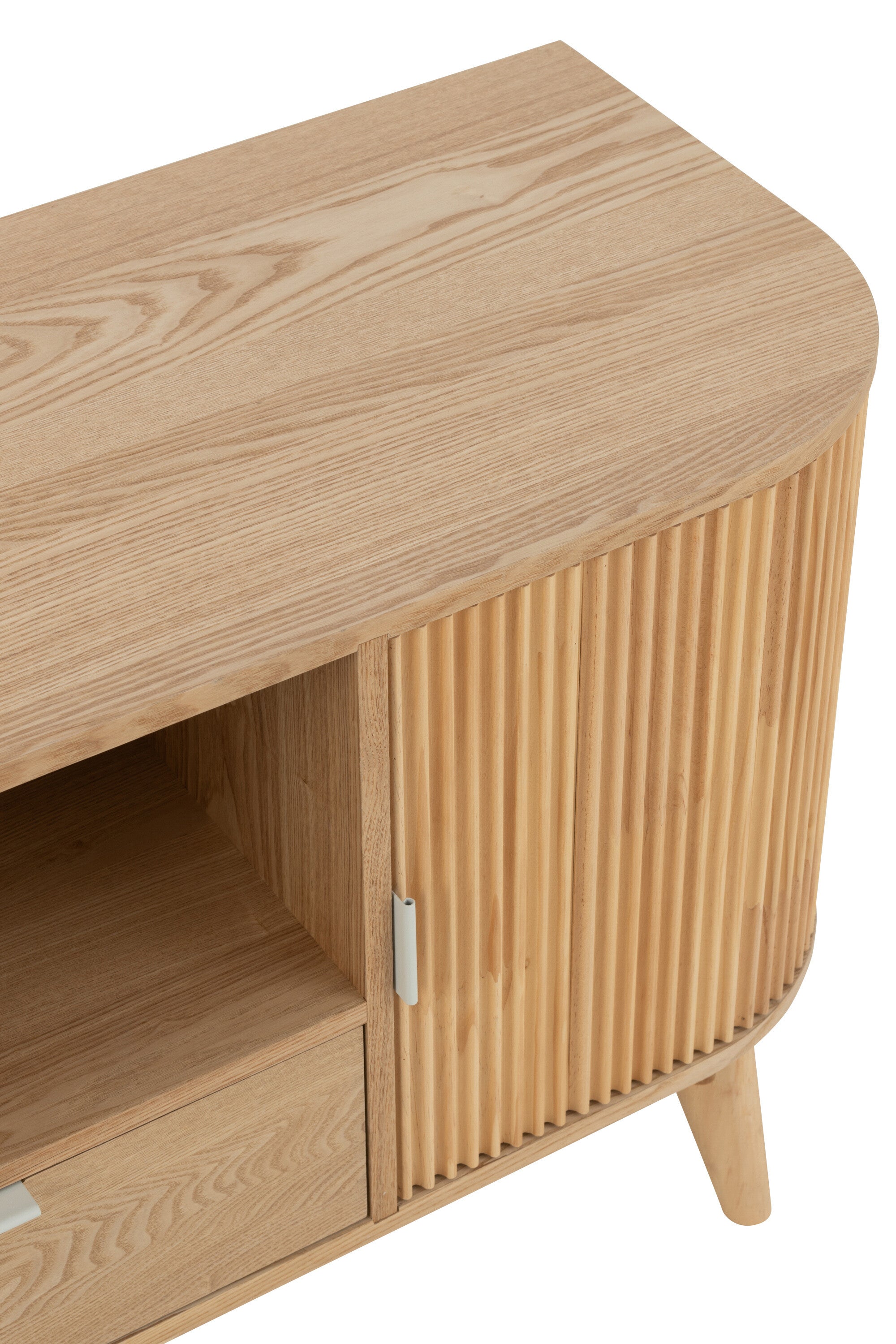 J-Line wardrobe trunk round - pinewood - natural