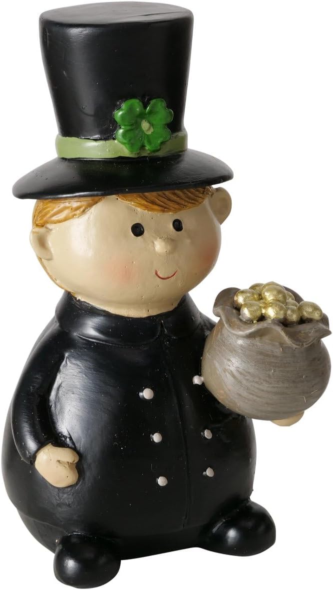 Chimney Sweep Figure Set Schornie – Handcrafted Lucky Charm in Black