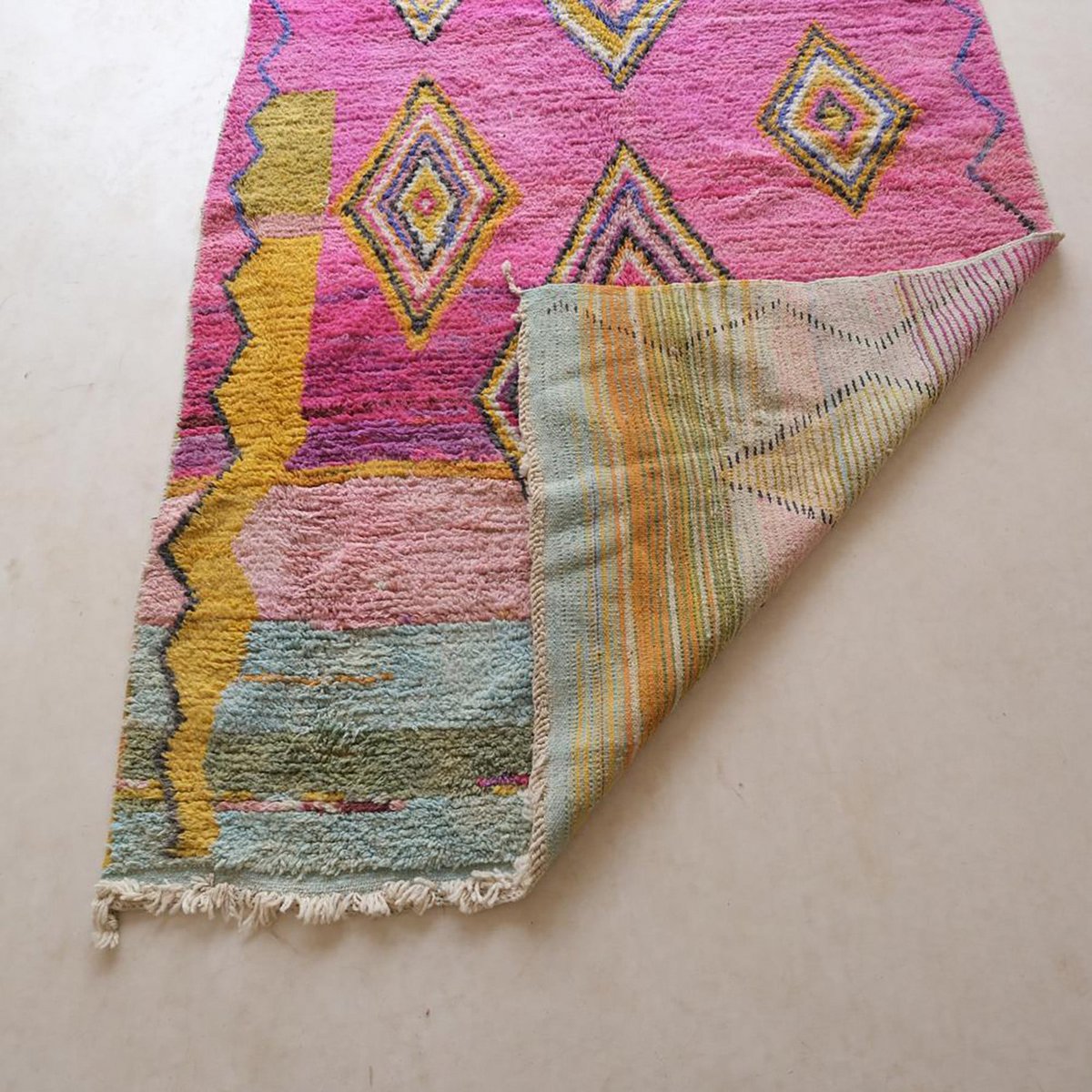 Marokkaner Berber Teppich reine Wolle 193 x 283 cm