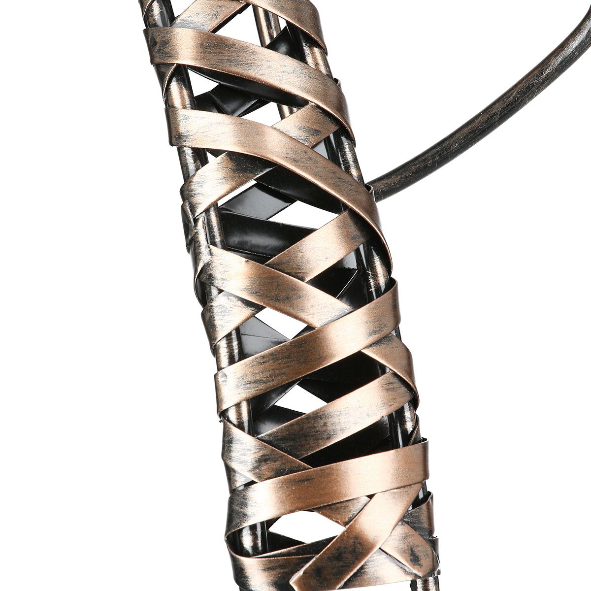 Jazzsilhouette Metallfigur Musiker Bronzefarben Modern 47cm