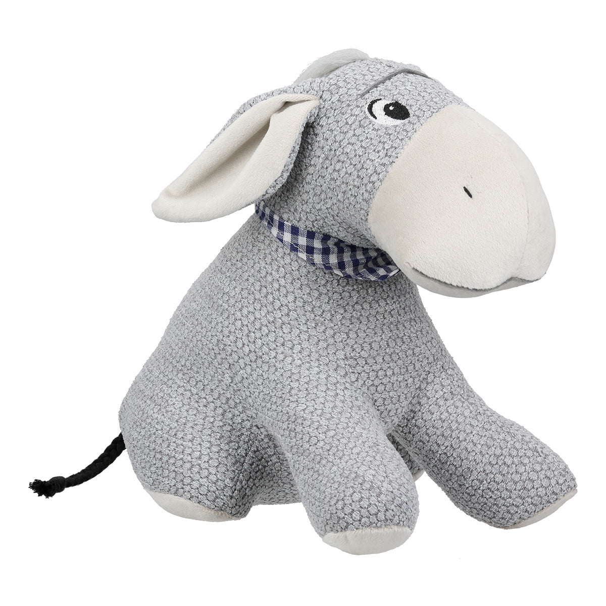 Türstopper Esel Elias Grau Baumwolle Polyester