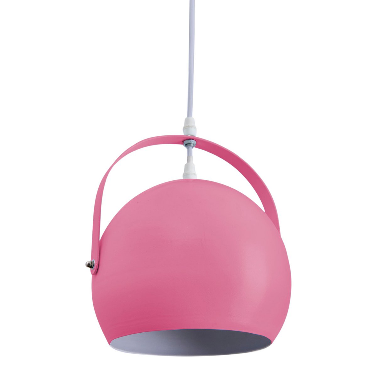 Pendelleuchte "COLORADO" pink Ø ca. 25 cm, Metall, E27-Fassung, Beleuchtung für Wohnzimmer, Esszimmer, Kinderzimmer