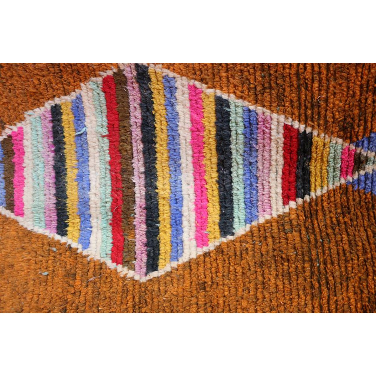 Berber Wolle reiner Spurteppich 72 x 399 cm