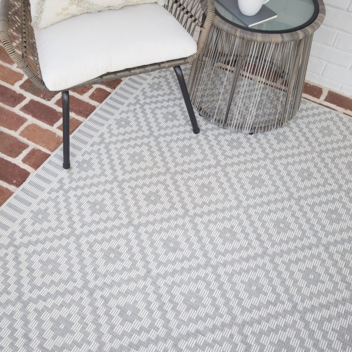 Design-Innenraum-Außen-Tapis DIAMANT