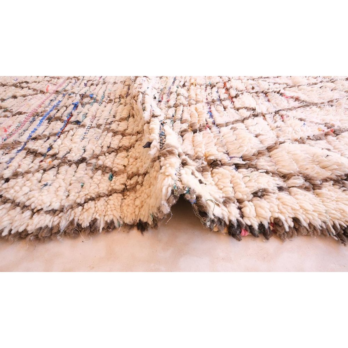 Marokkaner Berber Teppich reines Woll 103 x 230 cm