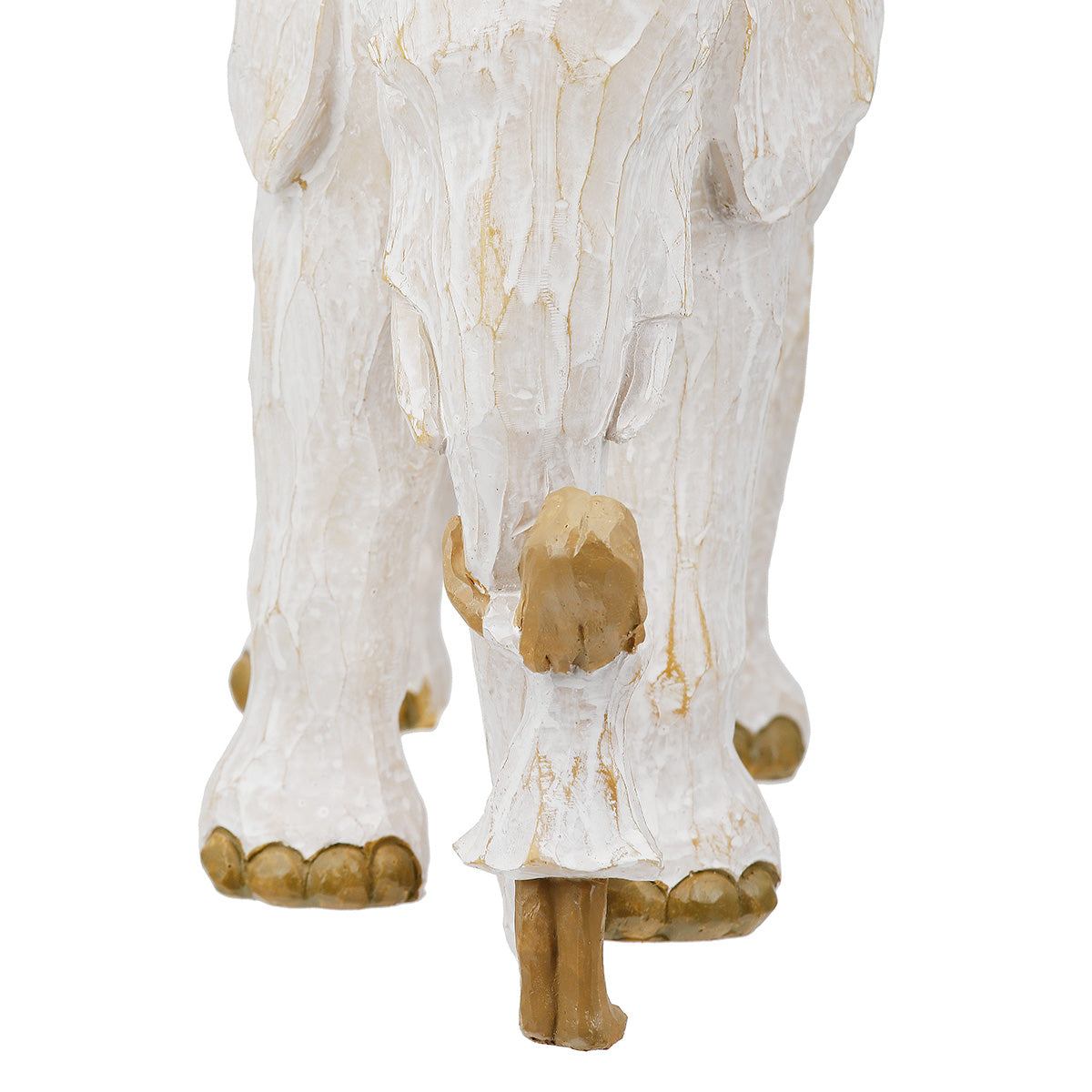 Elefantenfigur Tierfreund Naturfarben aus Kunstharz