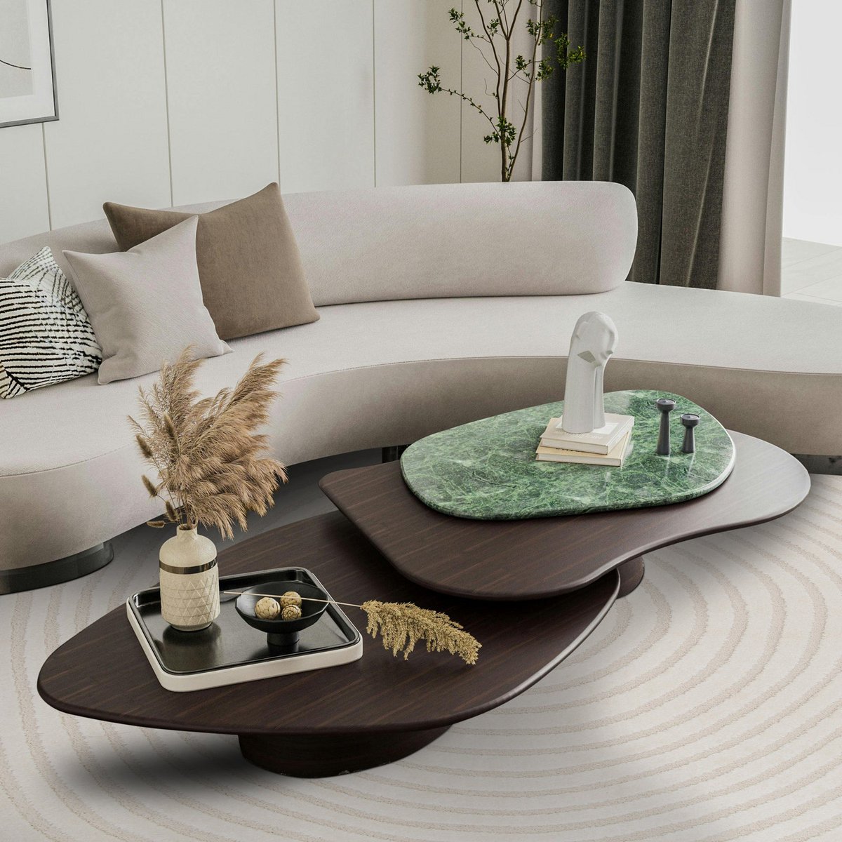 Teppich mit sanftem und komfortablen Reliefffekt Aeon