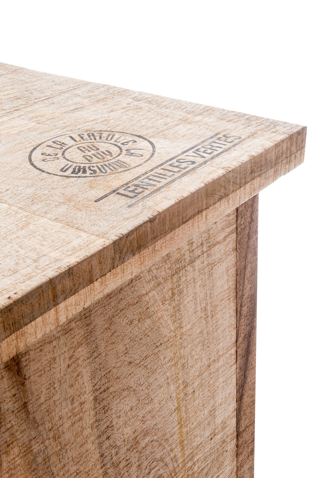 Spezialanfertigung "Naturell" Bar - Echtholz mit 3 Schubladen, Arbeitsfläche und 3 Regalen