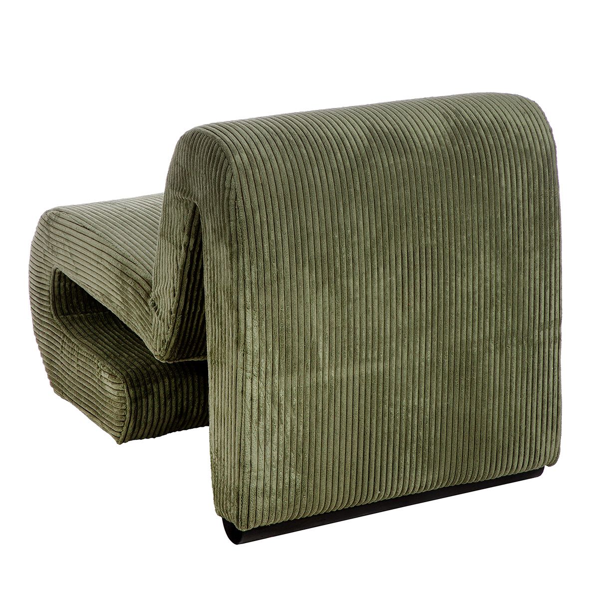 Sessel Poltrona Cord Grün