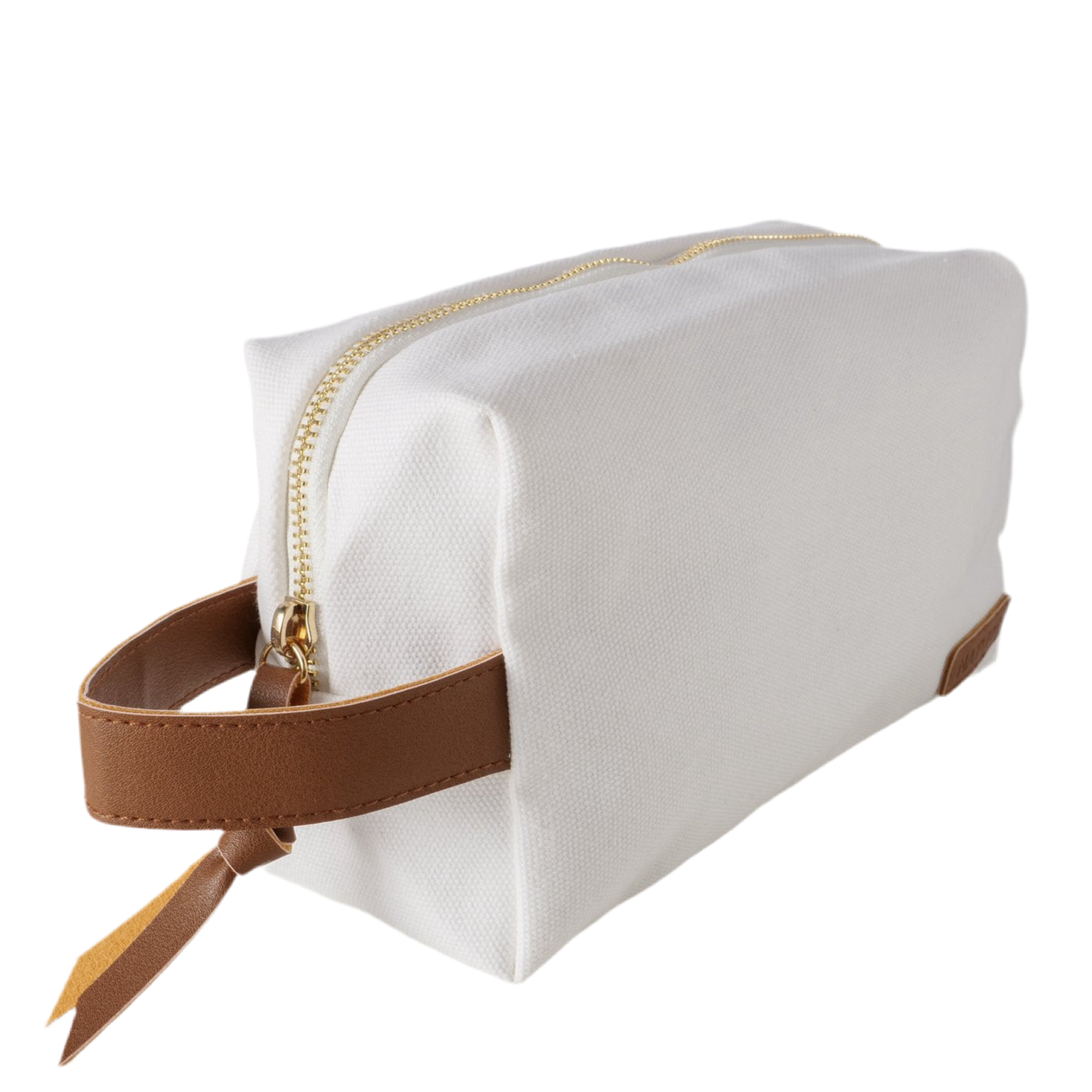 Kosmetiktasche Travel Paris Cremeweiß Baumwolle