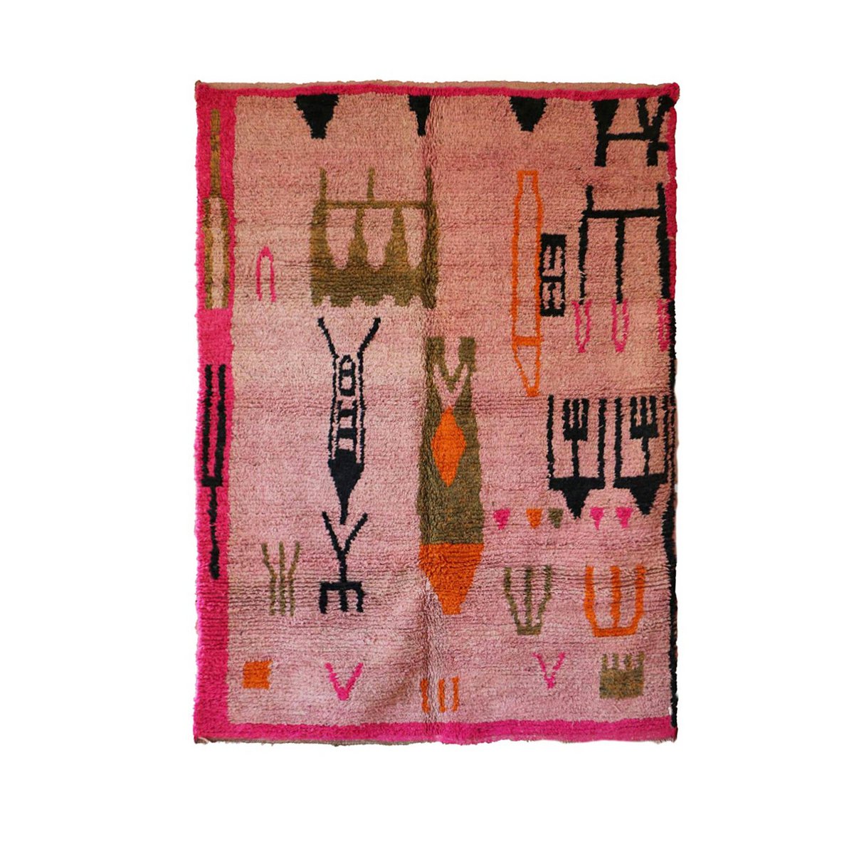 Marokkaans Berber tapijt van zuivere wol 199 x 290 cm