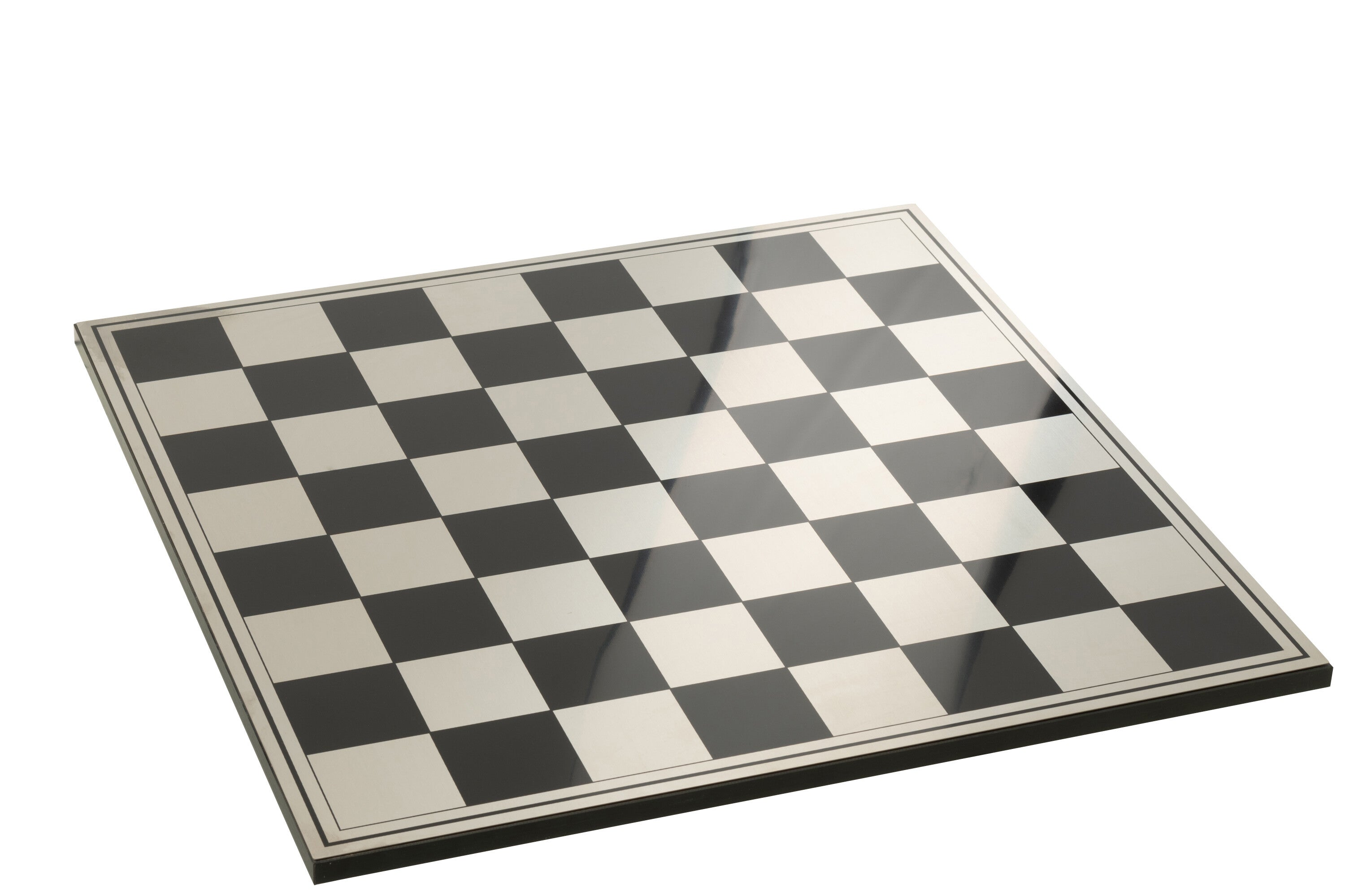 Schachset Polyresin Gold Weiß Luxus Deko Schachbrett 61cm