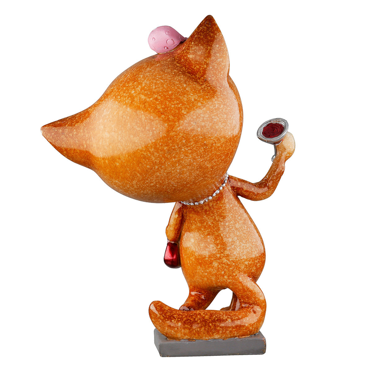 Dekofigur DivaCat Katze Lady Grau Weiß Poly 13cm