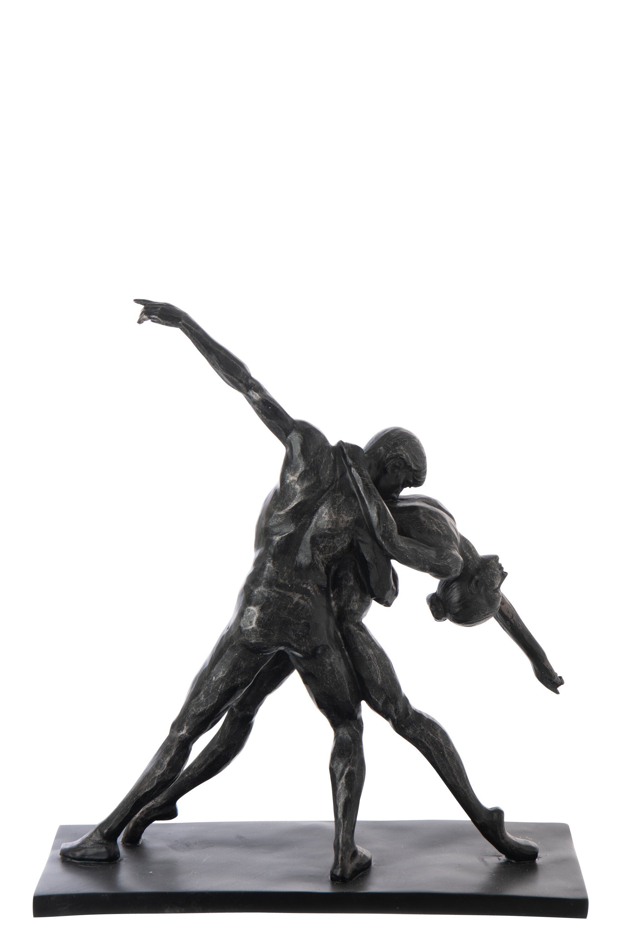 Skulptur Tanzendes Paar Schwarz 38 cm