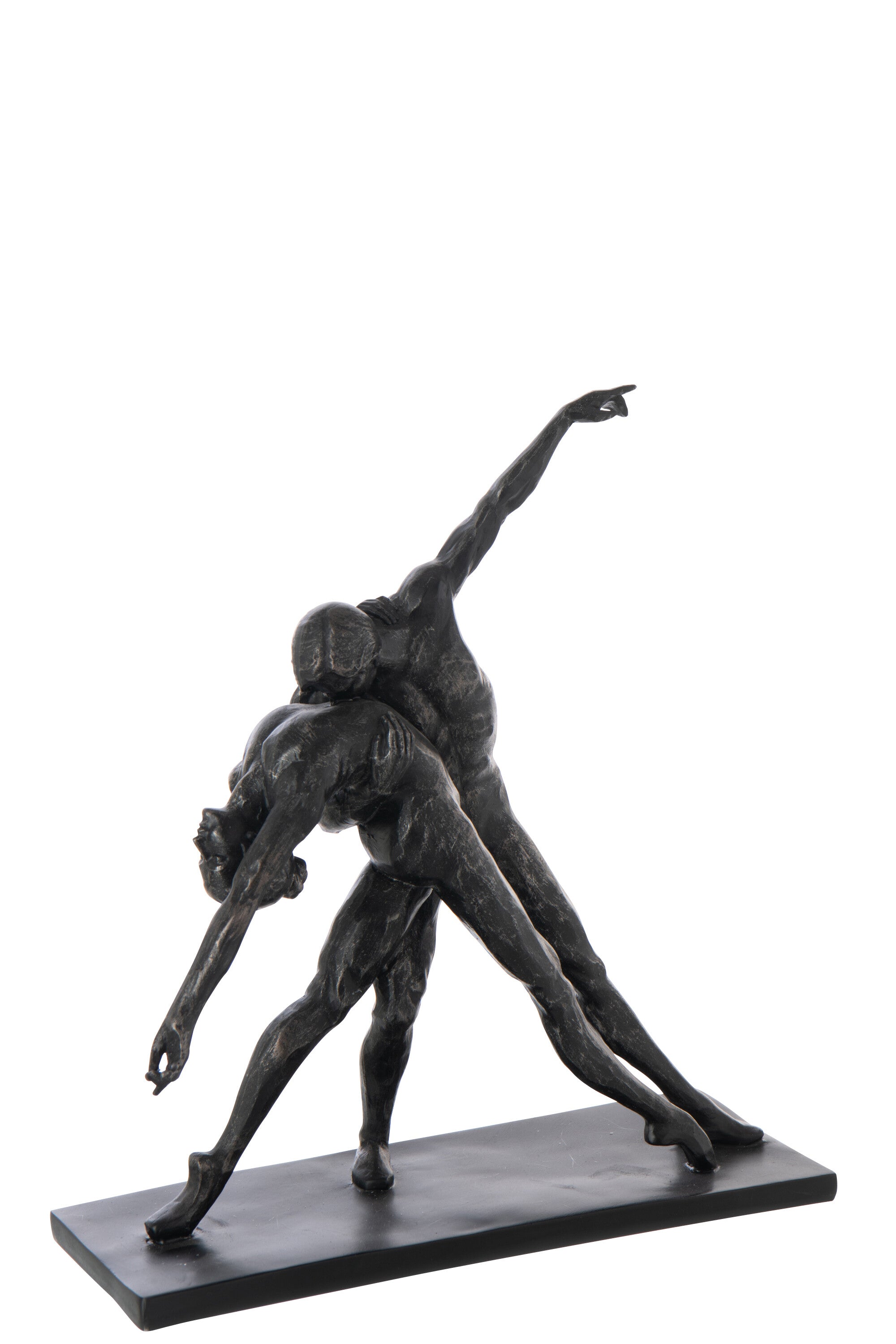 Skulptur Tanzendes Paar Schwarz 38 cm