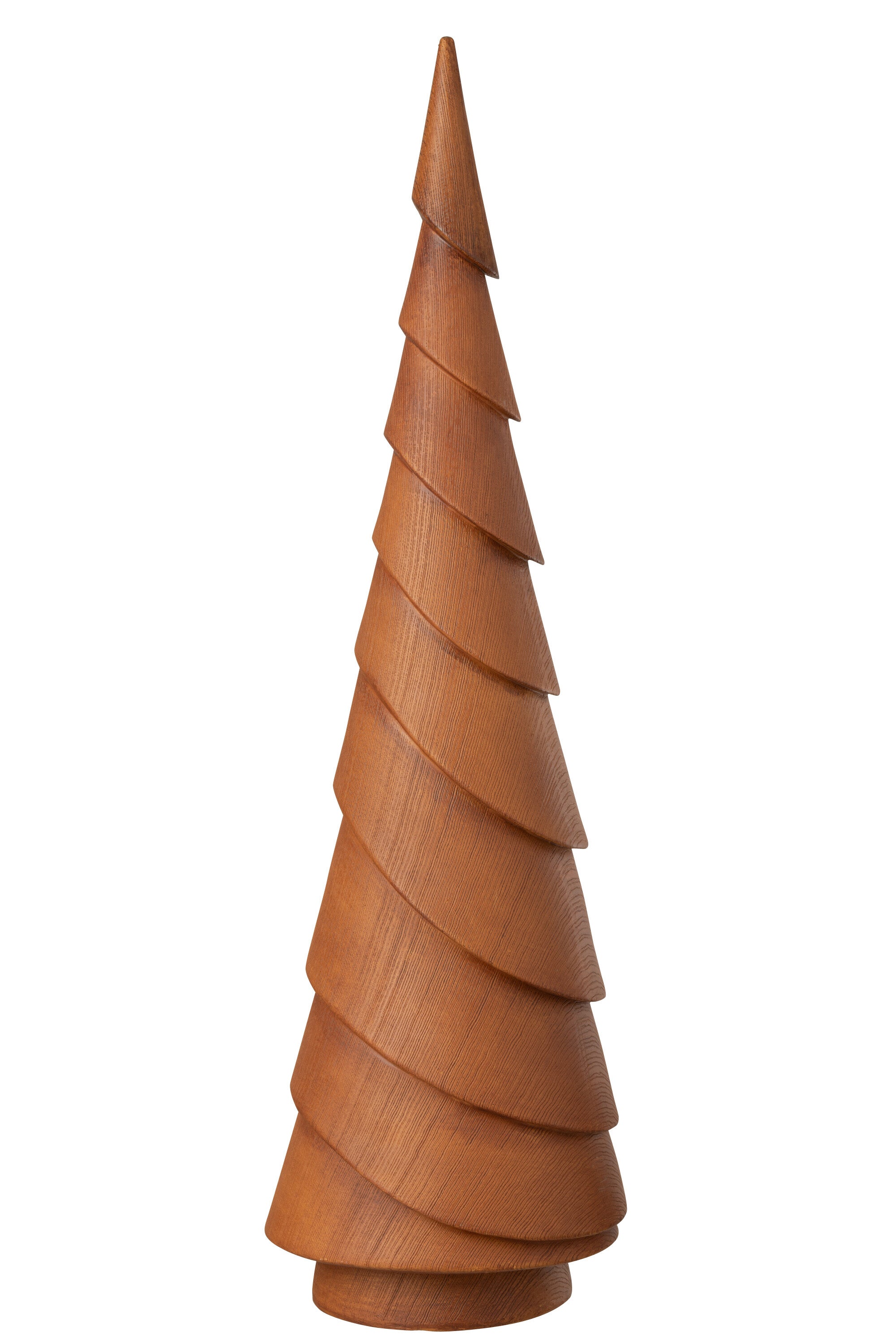 Weihnachtsdeko Kiefer Braun Holzimitation 2er Set 63 cm