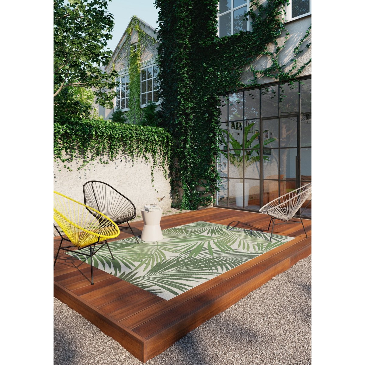 Innenarchitekturteppich gegen tropische Stellen