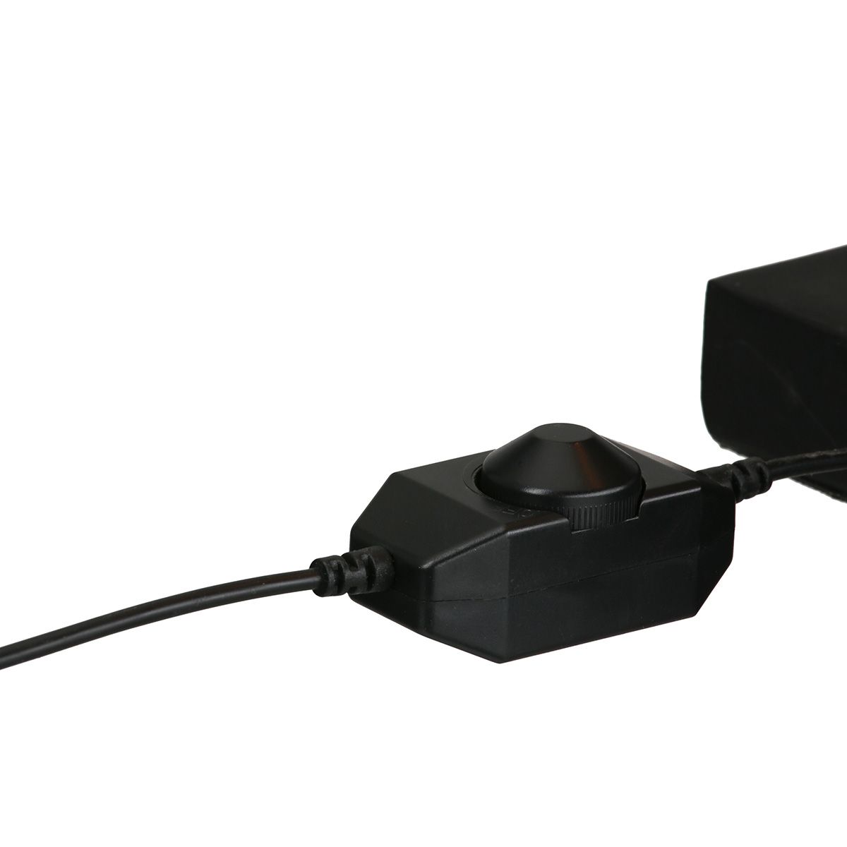 LED Tischleuchte Wood Art Braun Rund mit Dimmer 45 cm