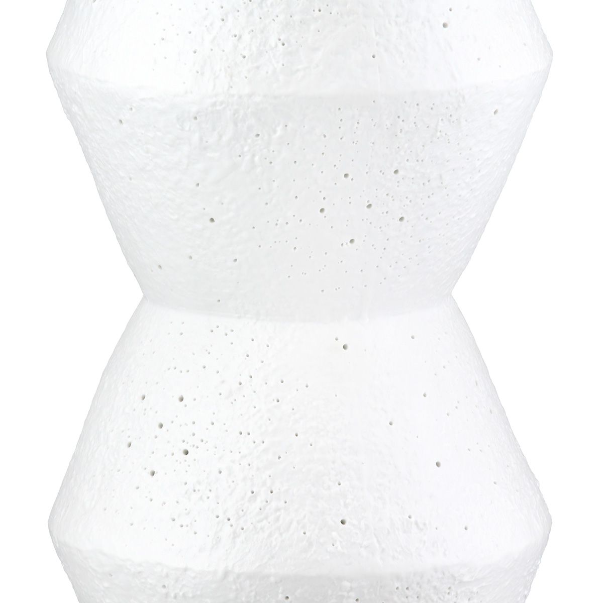 Tischlampe Sapporo Porzellan Weiß 46cm Designleuchte