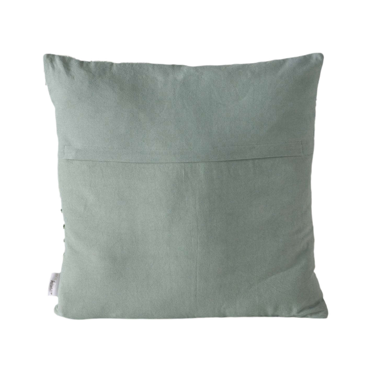 Zierkissen Leafy Dreams – Sofakissen mit Blattmuster, 45x45 cm, Grün