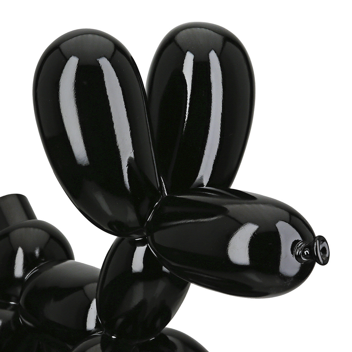 Tischleuchte Ballonhund Elio in Weiß oder Schwarz mit LED Schriftzug Love Home