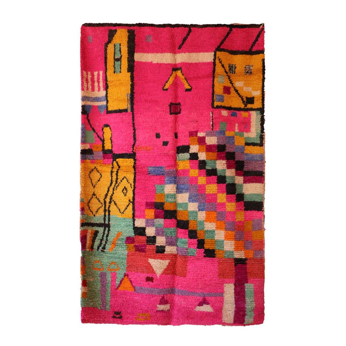 Marokkaner Berber Teppich reine Wolle 174 x 275 cm