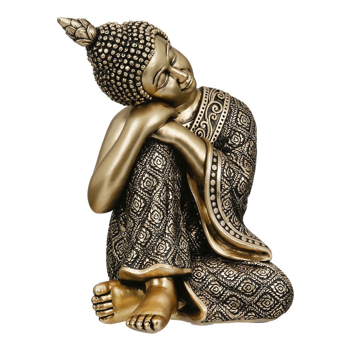 Buddha Figur Samadhi Gold 17cm