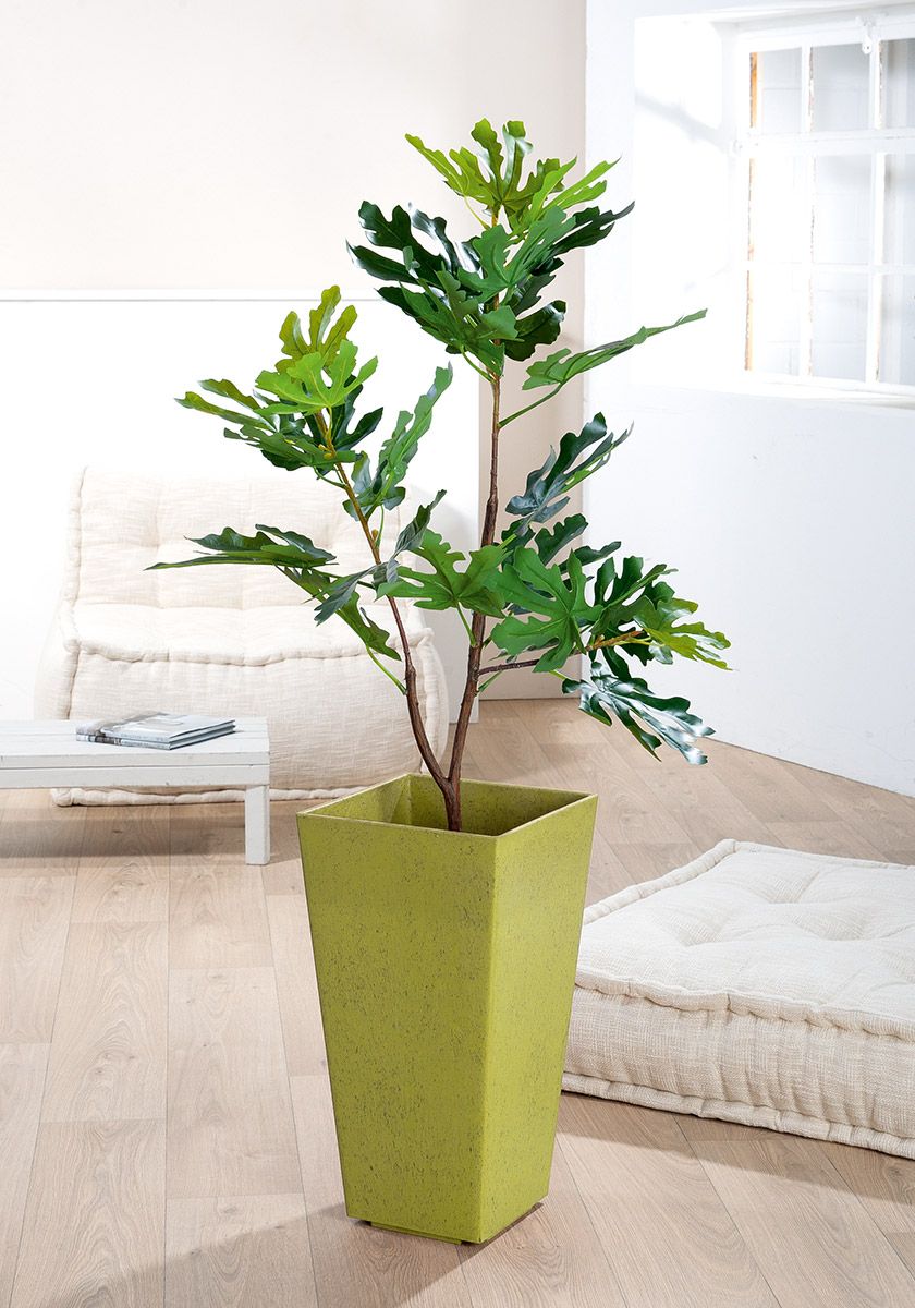 Plantenbak Sonata Kunststof Gerecycled met Waterreservoir 50 cm