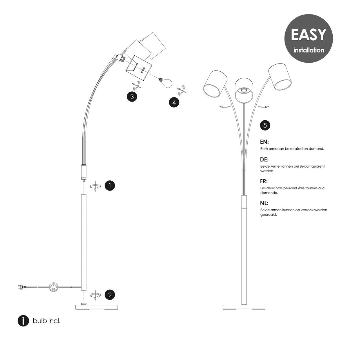 Stehlampe - Stehlampe - 3 - Lampenkapp