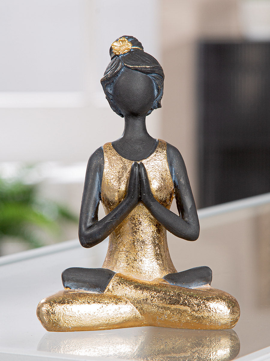 Dekofigur Yoga Lady