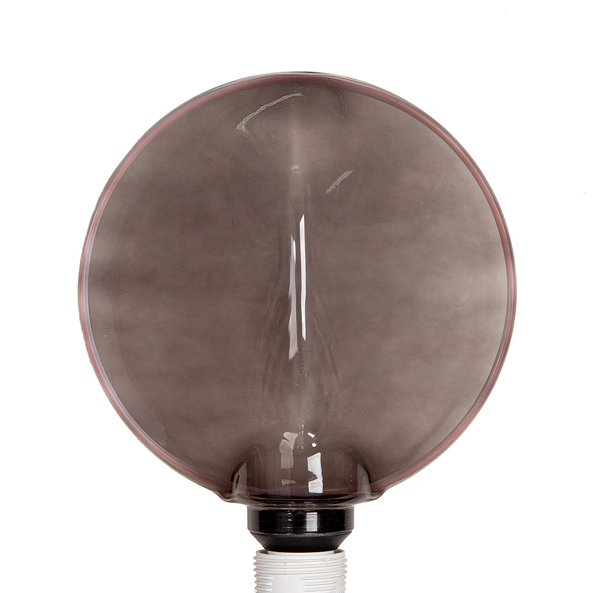 LED light bulb Murano round glass anthracite
