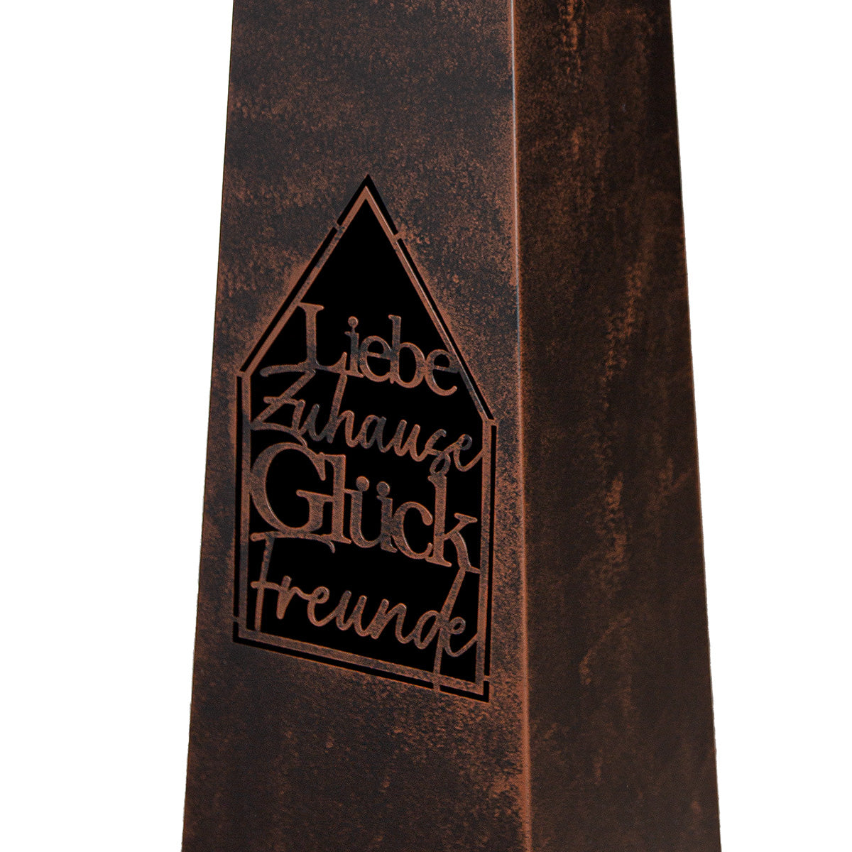 Schalenständer Freunde Antikfinish Metall Braun