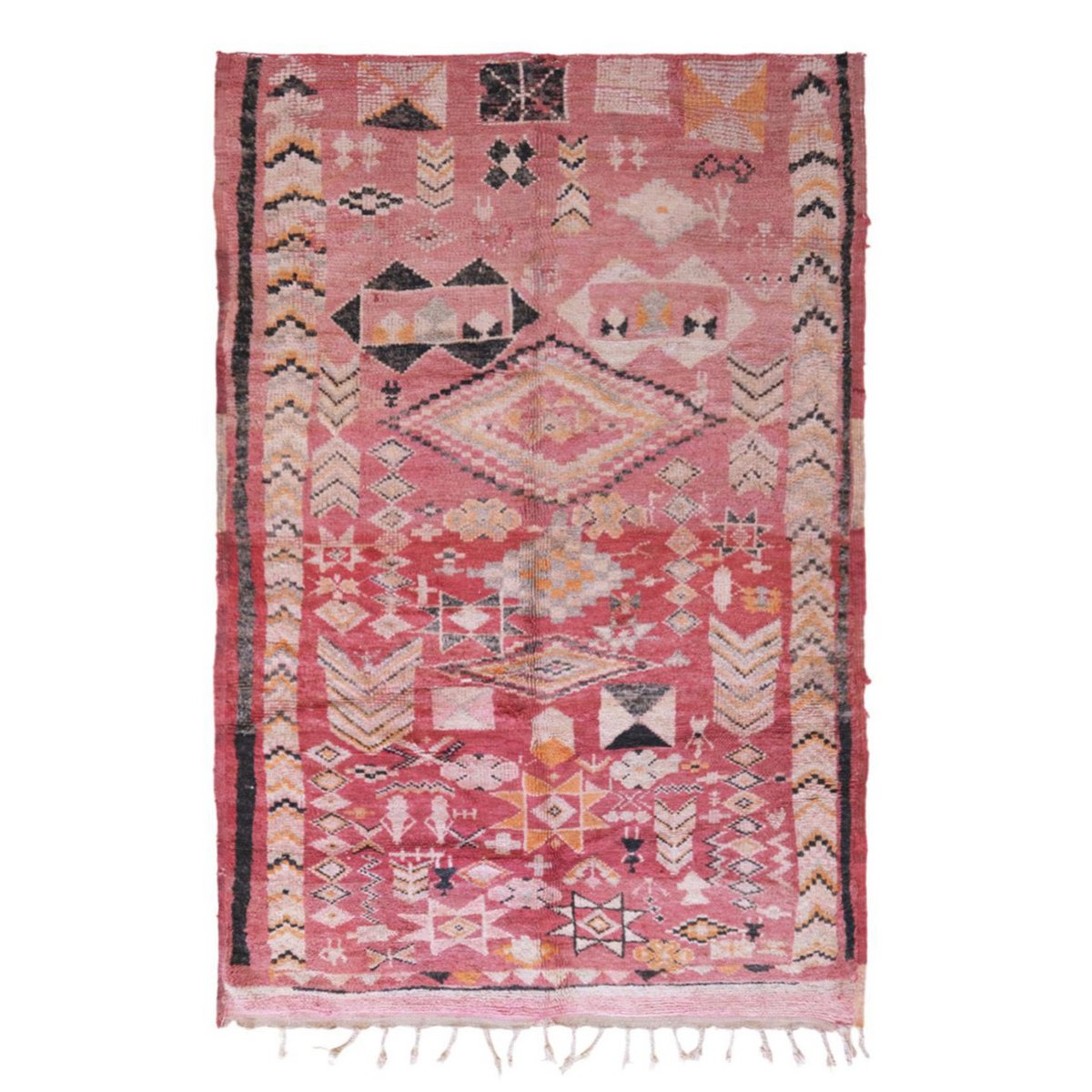 Marokkanischer Berber Teppich in Vintage Wolle 183 x 286 cm - verkauft