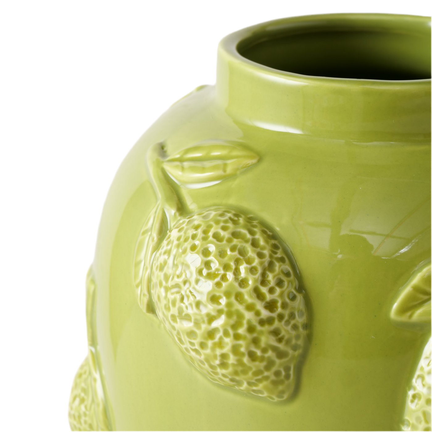 Vase Limette Keramik Grün