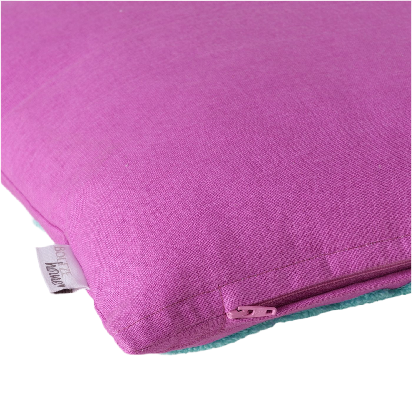 Dekokissen Zymbol Lila Türkis 45x45 cm Geometrisches Design