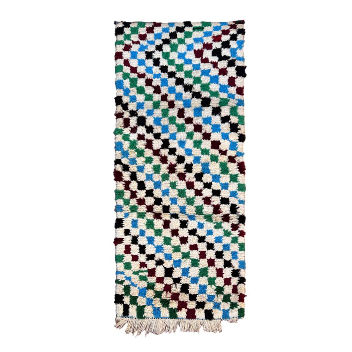 Marokkanischer Berber Teppich reine Wolle 76 x 182 cm