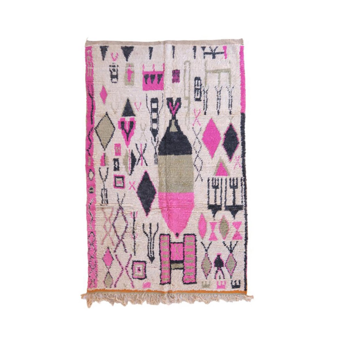 Marokkanischer Berber Teppich reine Wolle 179 x 274 cm