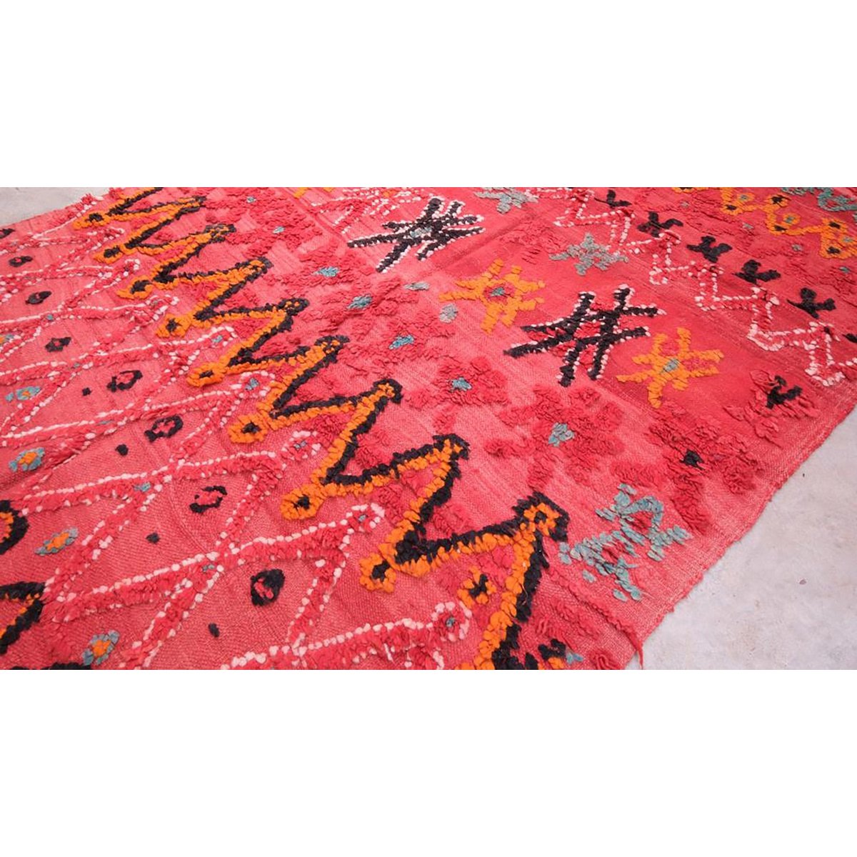 Marokkanischer Berber Kilim Teppich reine Wolle 177 x 232 cm - verkauft