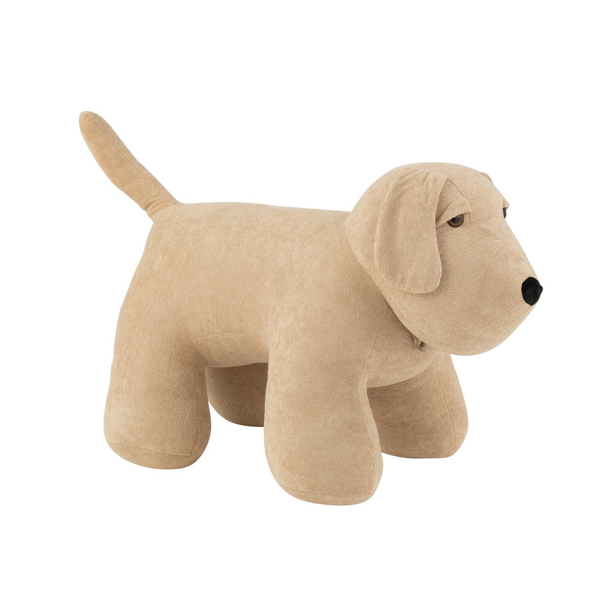 J-Line Deurstop Hond Bouclé Beige