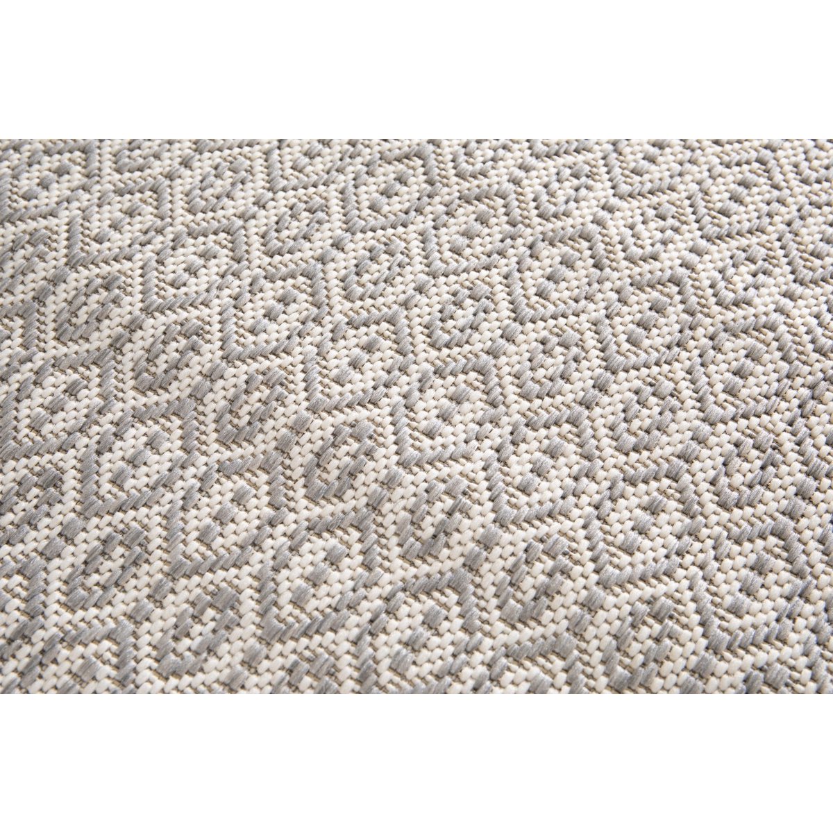 Gewebter Flachteppich Innenraum außen zeitgenössisches Design Marbella