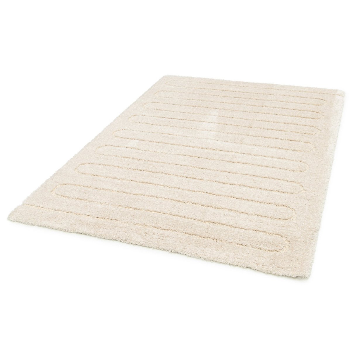 Recycelter Polyester -Polyester -Reliefteppich mit minimalistischem Eolya -Design