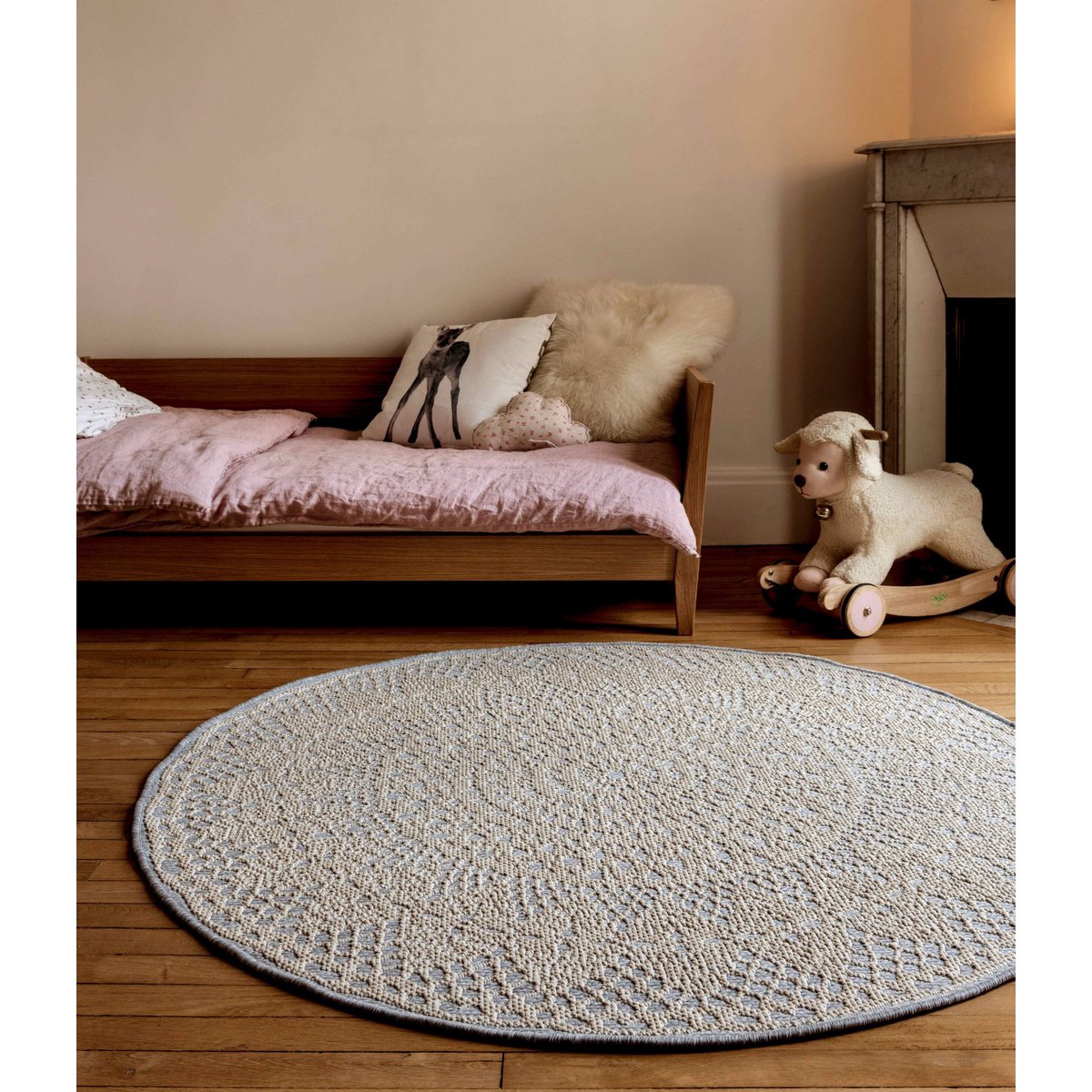Tapis deco rond HÄKELN